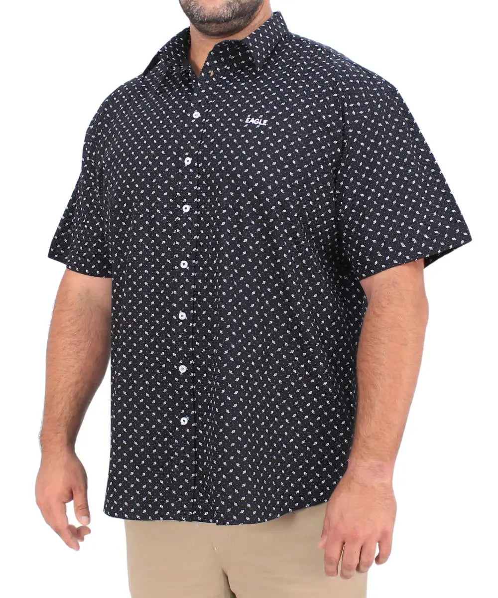 Mens Short Sleeve Printed Shirt | R419.90 Eagle Clothing Plus Size Big & Tall