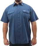 Mens Short Sleeve Soft Bush Shirt | R499.90 | Eagle Clothing | Plus Size | Big & Tall