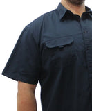 Mens Short Sleeve Soft Bush Shirt | Eagle Clothing | Plus Size | Big & Tall