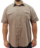 Mens Short Sleeve Soft Bush Shirt | R499.90 | Eagle Clothing | Plus Size | Big & Tall