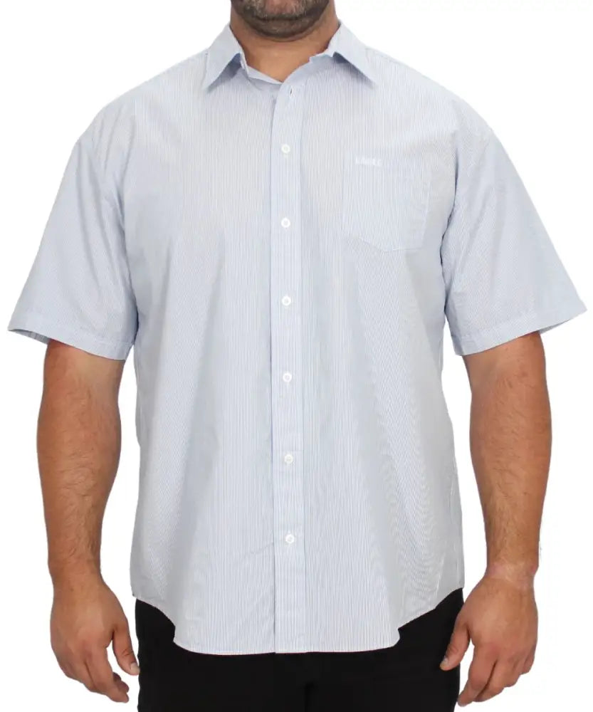 Mens Short Sleeve Stripe Shirt