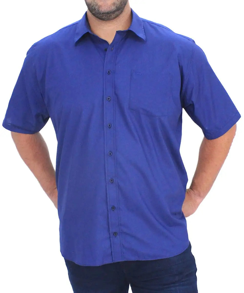 Mens Short Sleeve Work Shirt | R329.90 Eagle Clothing Plus Size Big & Tall