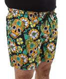 Mens Skull Swim Shorts