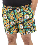 Mens Skull Swim Shorts