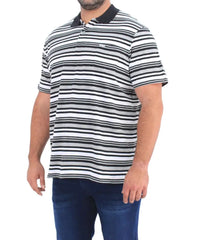 Mens Stripe Golfer | R399.90 Eagle Clothing Plus Size Big & Tall