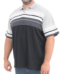 Mens Stripe Golfer | R419.90 | Eagle Clothing | Plus Size | Big & Tall