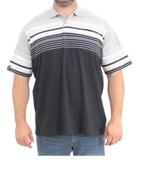 Mens Stripe Golfer | R419.90 | Eagle Clothing | Plus Size | Big & Tall