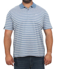 Mens Stripe Golfer | R399.90 | Eagle Clothing | Plus Size | Big & Tall
