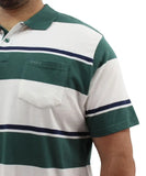 Mens Stripe Golfer | Eagle Clothing | Plus Size | Big & Tall