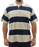 Mens Stripe Golfer | R419.90 | Eagle Clothing | Plus Size | Big & Tall