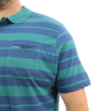 Mens Stripe Golfer | Eagle Clothing | Plus Size | Big & Tall