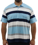 Mens Stripe Golfer | R419.90 | Eagle Clothing | Plus Size | Big & Tall