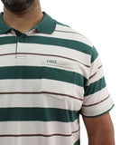 Mens Stripe Golfer | Eagle Clothing | Plus Size | Big & Tall