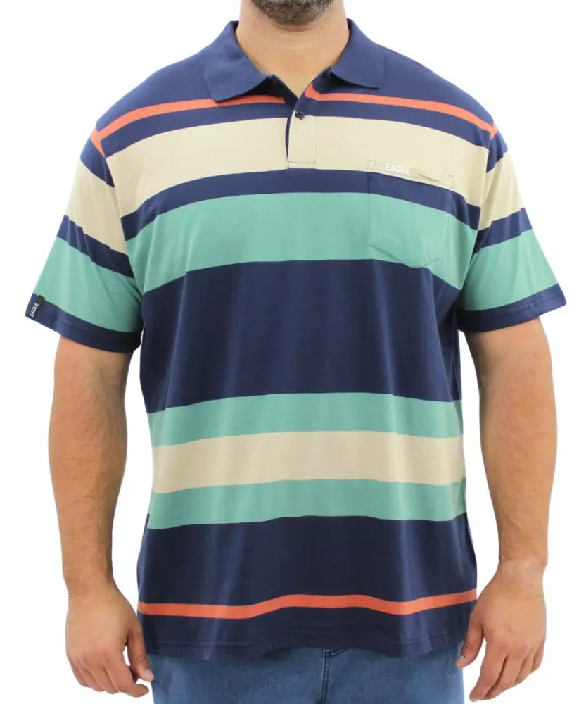 Mens Stripe Golfer