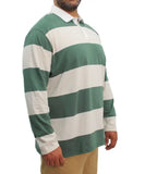 Mens Stripe Rugby Jersey | Eagle Clothing | Plus Size | Big & Tall