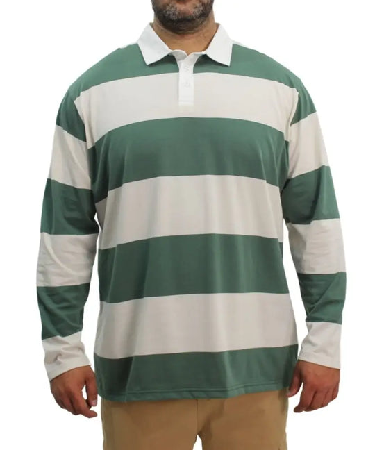 Mens Stripe Rugby Jersey