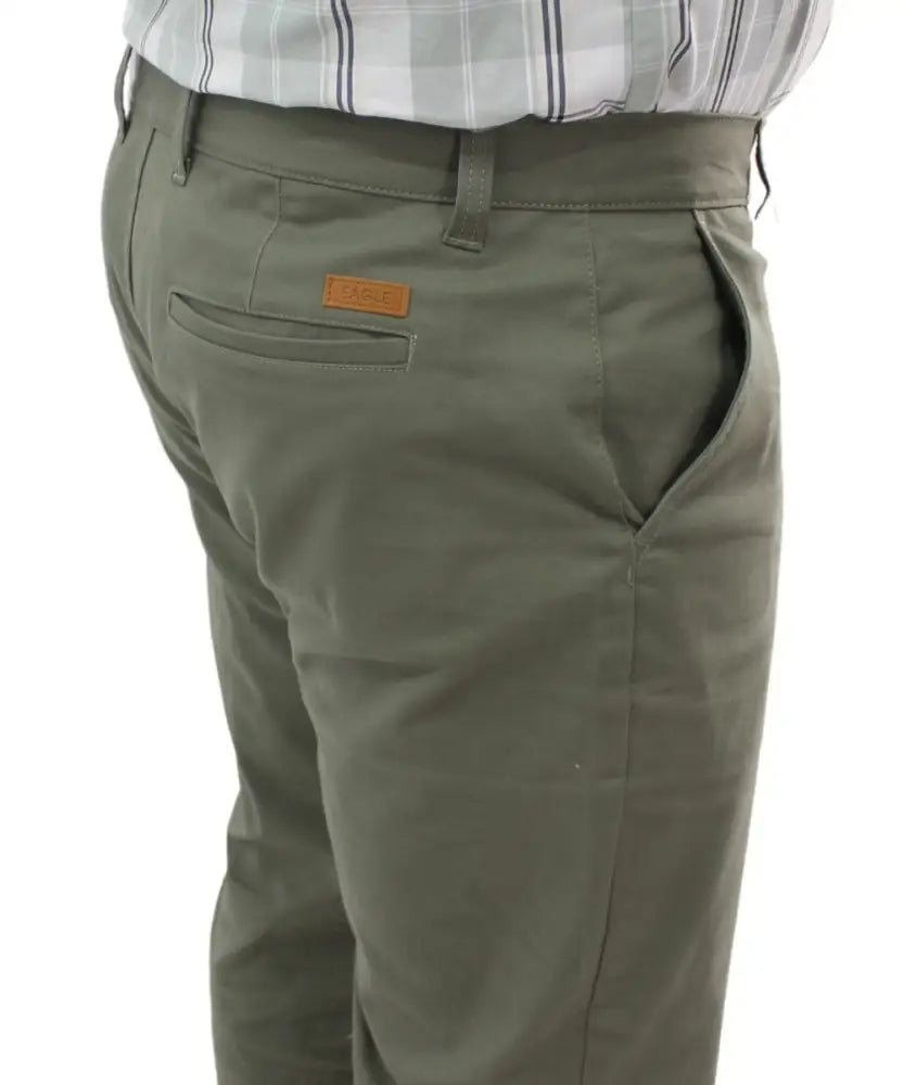 Mens Twill Chino Trouser | Eagle Clothing | Plus Size | Big & Tall