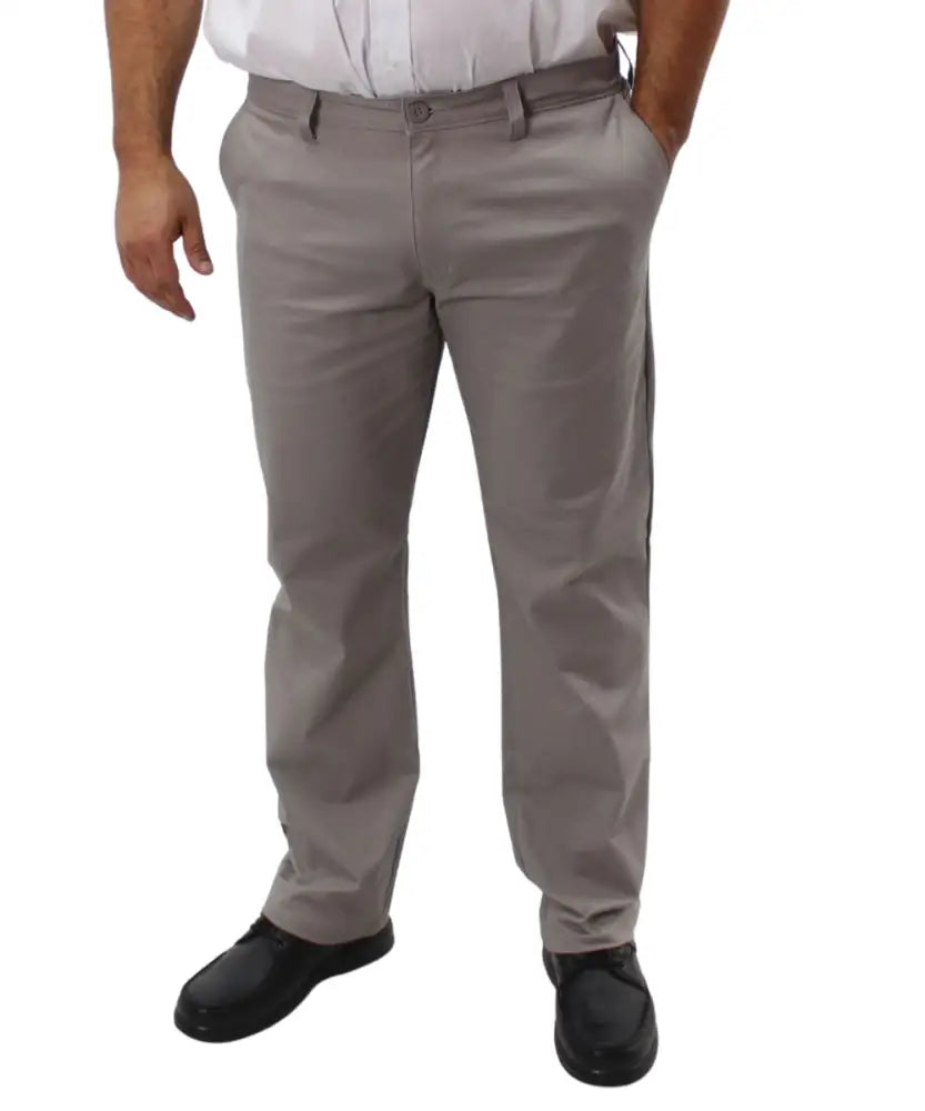Mens Twill Chino Trouser | Eagle Clothing | Plus Size | Big & Tall