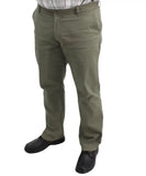 Mens Twill Chino Trouser | Eagle Clothing | Plus Size | Big & Tall