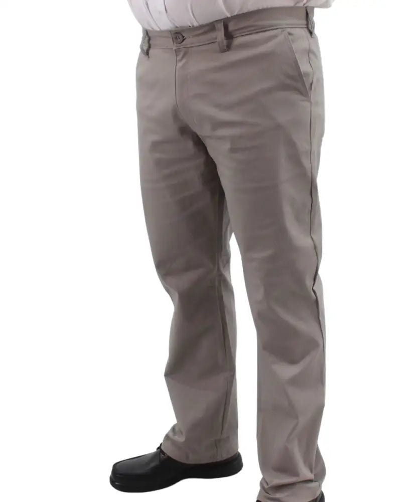 Mens Twill Chino Trouser | Eagle Clothing | Plus Size | Big & Tall