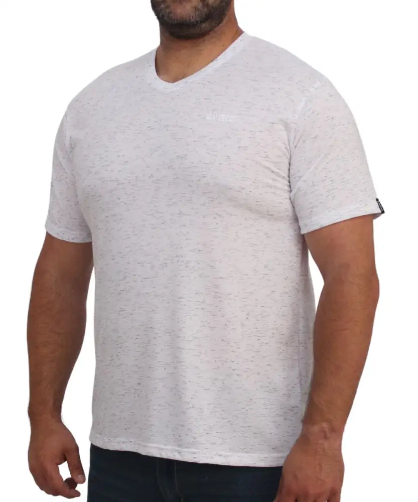 Mens VNeck Space Dye Tee | R249.90 | Eagle Clothing | Plus Size | Big & Tall