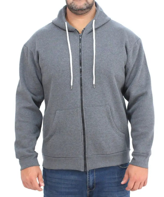 Mens Zip Through Hoody
