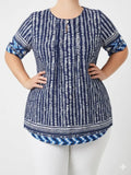 Ladies Printed Pleated Tunic