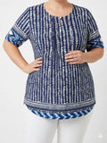 Ladies Printed Pleated Tunic