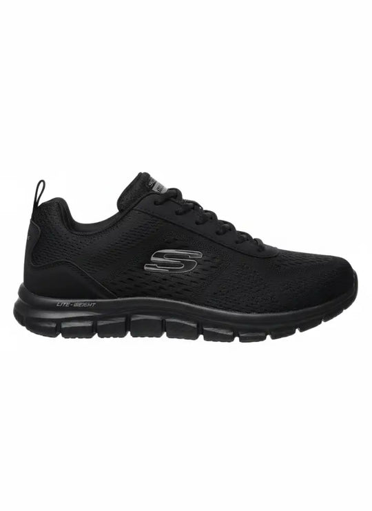Mens Sketchers Track Black
