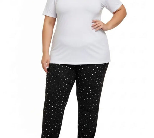 Ladies Spot Print PJ Pants